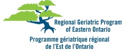 The Regional Geriatric Program of Eastern Ontario
